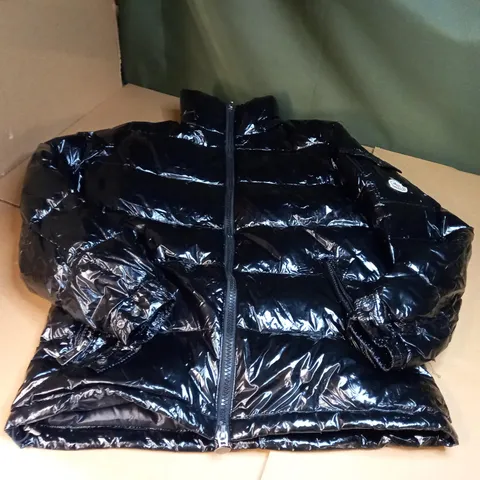 MONCLER BLACK BUBBLE COAT - SIZE 1