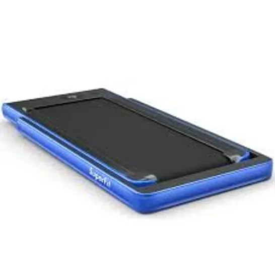 2-IN-1 SUPERFIT BLUE FOLDING TREADMILL