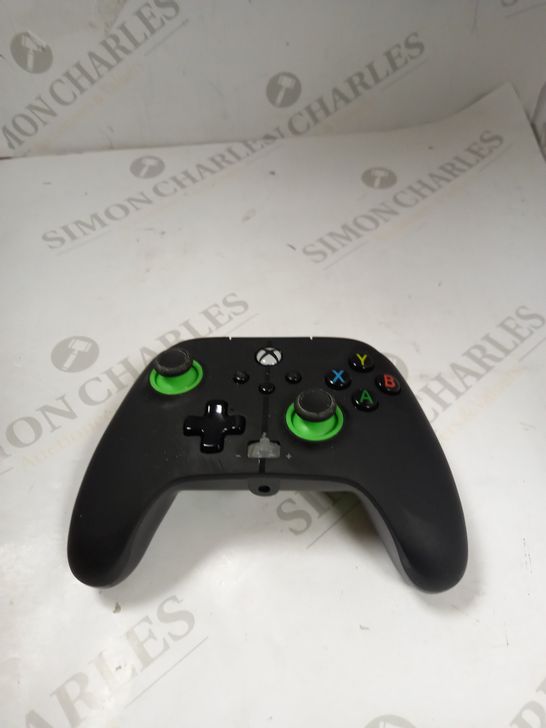 POWER A - WIRED CONTROLLER - BLACK/GREEN XBOX SERIES X