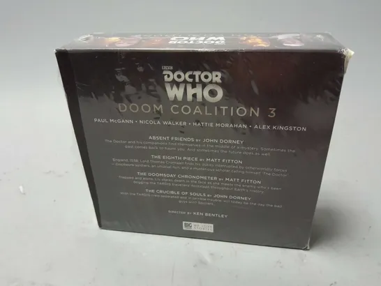 SEALED DOCTOR WHO DOOM COALITHION 3 CD SET