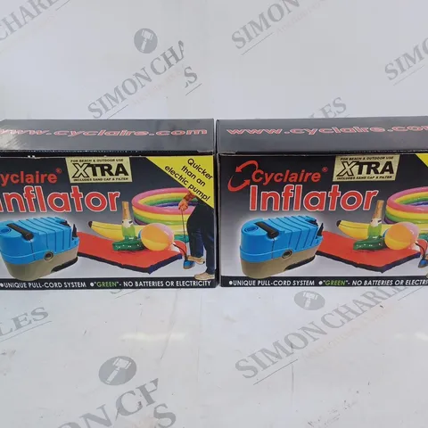 2 BOXED CYCLAIRE XTRA PULL CORD SYSTEM INFLATORS 