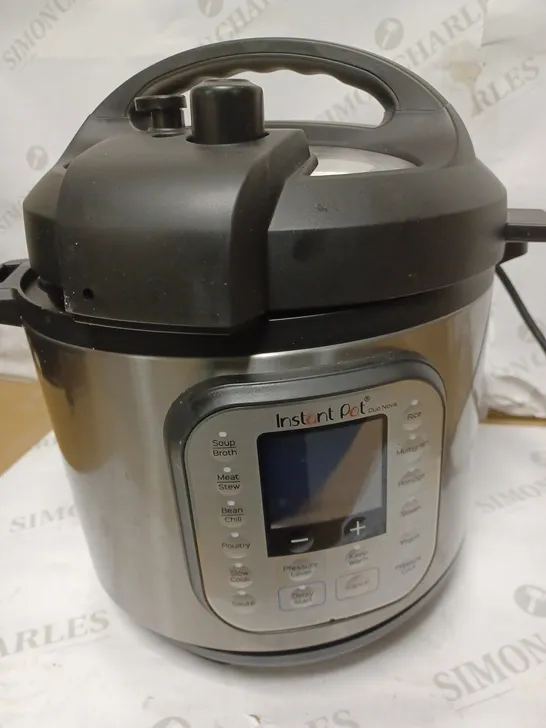 INSTANT POT DUO NOVA 60 ELECTRIC PRESSURE COOKER 