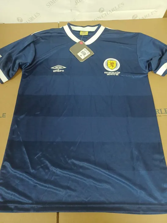 UMBRO SCOTLAND FIFA WORLD CUP MEXICO '86 HOME SHIRT - MEDIUM