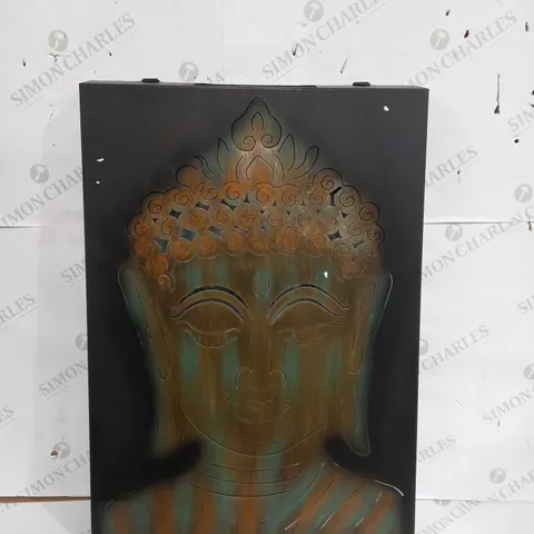 INNOVATORS SOLAR LED PEACEFUL BUDDHA WALL DECOR