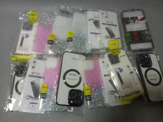 LOT OF ASSORTED MOBILE PHONE CASES FOR VARIOUS MODELS