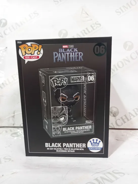 FUNKO POP DIE-CAST MARVEL BLACK PANTHER 06 - BLACK PANTHER DIE-CAST COLLECTIBLE