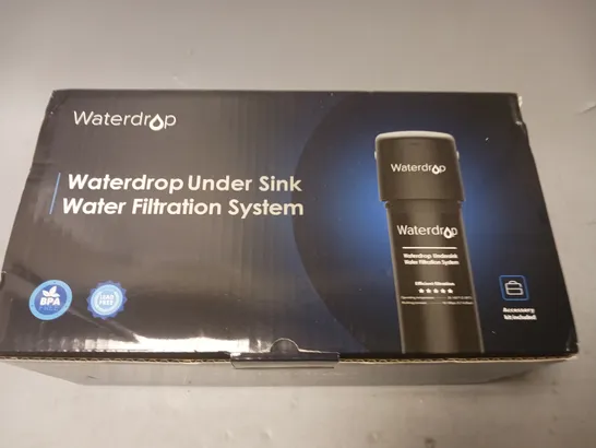 BOXED WEATERDROP UNDER SINK WATER FILTRATION SYSTEM