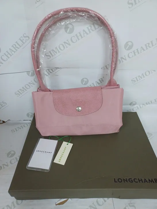 BOXED LONGCHAMP HANDBAG IN PINK ONE SIZE 