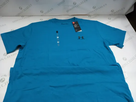 UNDER ARMOUR TEAL T-SHIRT - XL