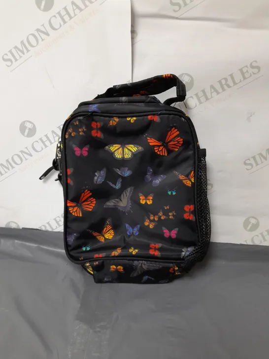 HYPE SMALL LUNCHBOX BLACK WITH BUTTERFLY DESIGN