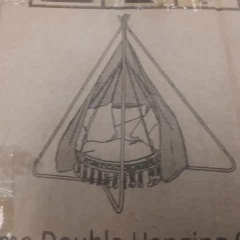 BOXED MACRAME DOUBLE HANGING CHAIR FRAME (ONLY BOX 2 OF 2)