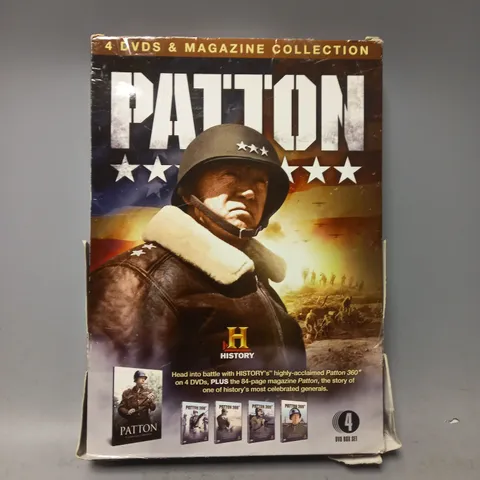 HISTORY PATTON 4 DVD & MAGAZINE COLLECTION 