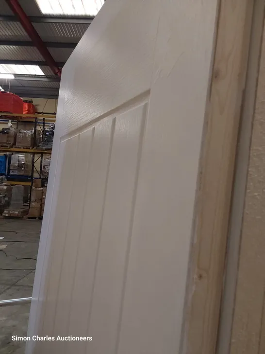 COTTAGE STYLE PRE FINISHED WHITE INTERNAL DOOR 1981 × 704mm approx.