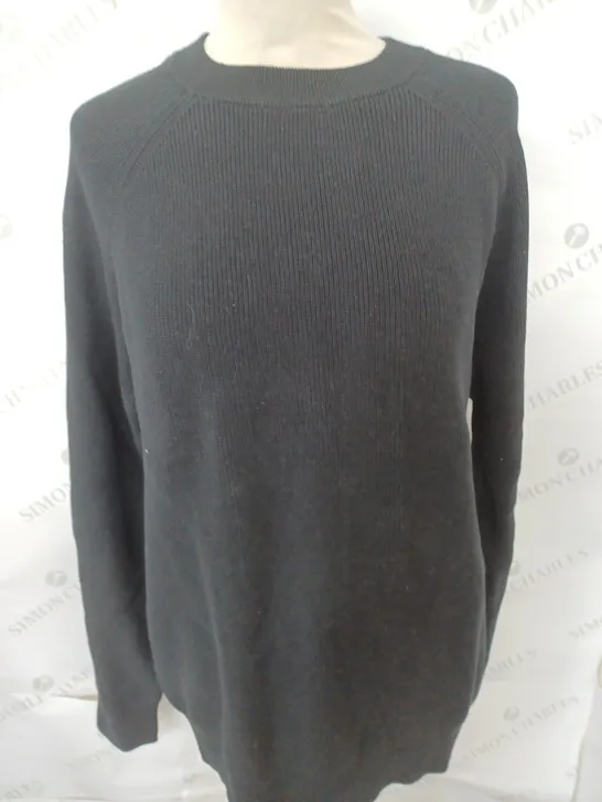 ZARA JUMPER BLACK SIZE LARGE 