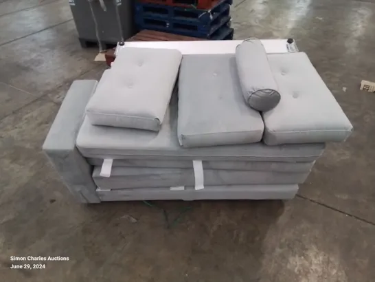 PALLET CONTAINS INCOMPLETE PARTS TO 2 PIECE UPHOLSTERED CORNER SOFA