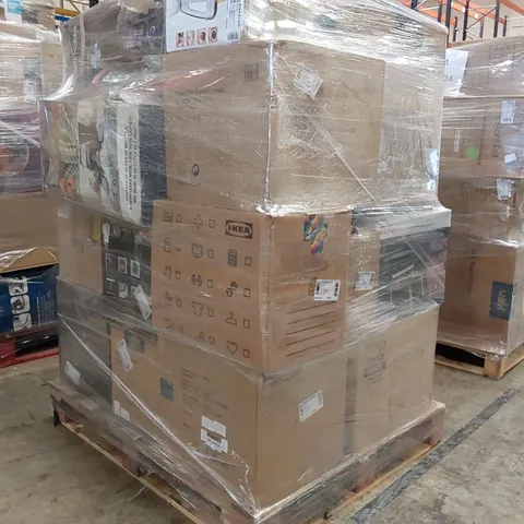 PALLET OF APPROXIMATELY 25 UNPROCESSED RAW RETURN HOUSEHOLD AND ELECTRICAL GOODS TO INCLUDE;