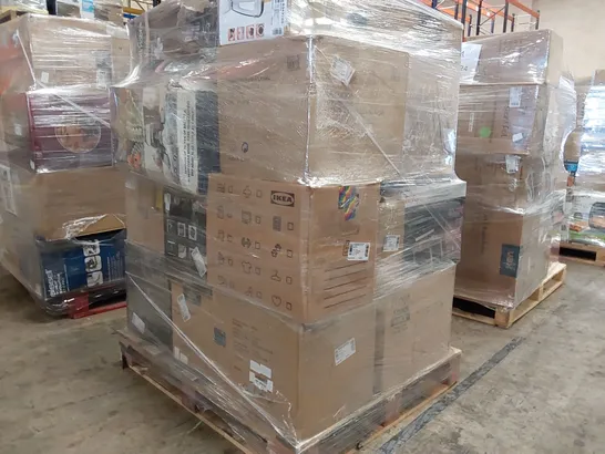 PALLET OF APPROXIMATELY 25 UNPROCESSED RAW RETURN HOUSEHOLD AND ELECTRICAL GOODS TO INCLUDE;