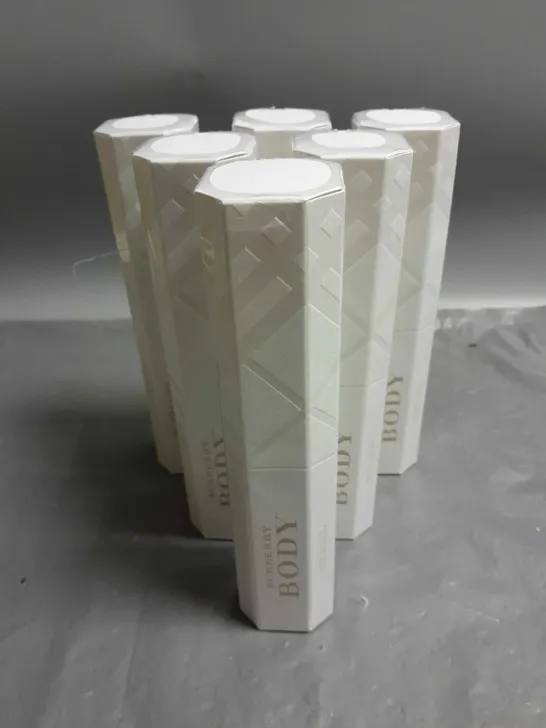 BOX OF 24 BURBERRY BODY SHOWER CREAM 100ML