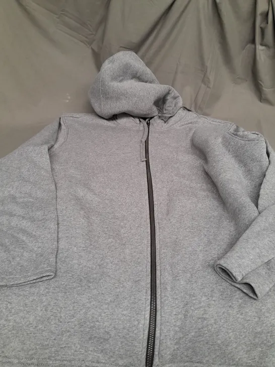 SKECH MENS LOUNGE HOODIE IN GREY - 2XL