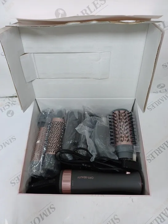 BOXED OPTI-BEAUTY HOT AIR-STYLER WITH ACCESSORIES 