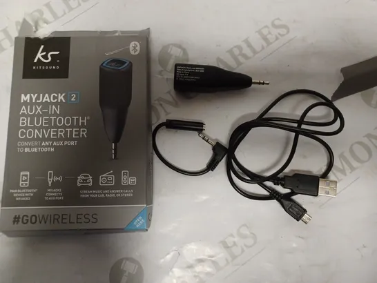 MYJACK 2 AUX IN BLUETOOTH CONVERTER