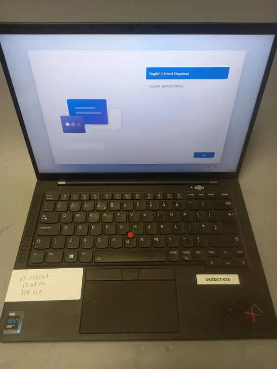 LENOVO THINKPAD X1CARBON GEN 9 CORE I-7 1165G7 32GB RAM 1TB SSD LAPTOP