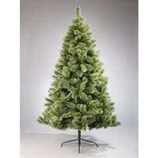 PRE-LIT SLIM CASHMERE TIPS 6.5ft CHRISTMAS TREE - COLLECTION ONLY RRP £159.99