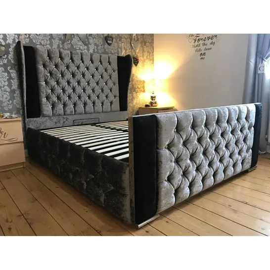 BOXED UPHOLSTERED BED ATLANTA (4 PARTS)