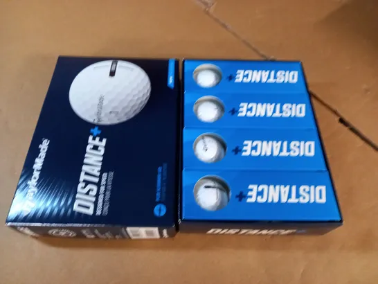 TAILORMADE DISTANCE+ SET OF 12 GOLF BALLS