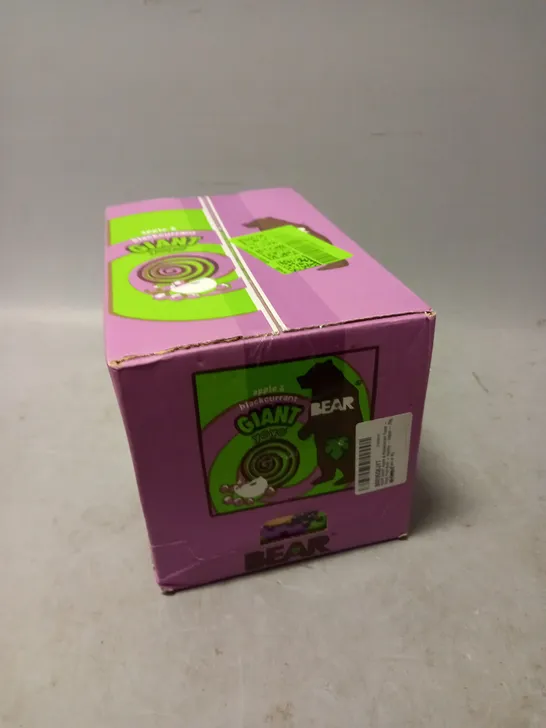 SEALED BEAR GIANT YOYO FRUIT WINDERS - APPLE & BLACKCURRANT 