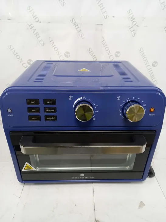 BOXED COOK'S ESSENTIAL 21-LITRE AIRFRYER OVEN IN BLUE