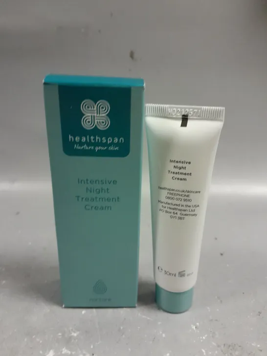 BOXED HEALTHSPAN INTENSIVE NIGHT TREATMENT CREAM - 30ML 