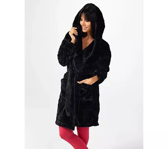 PRETTY YOU CLOUD ROBE- BLACK S/M