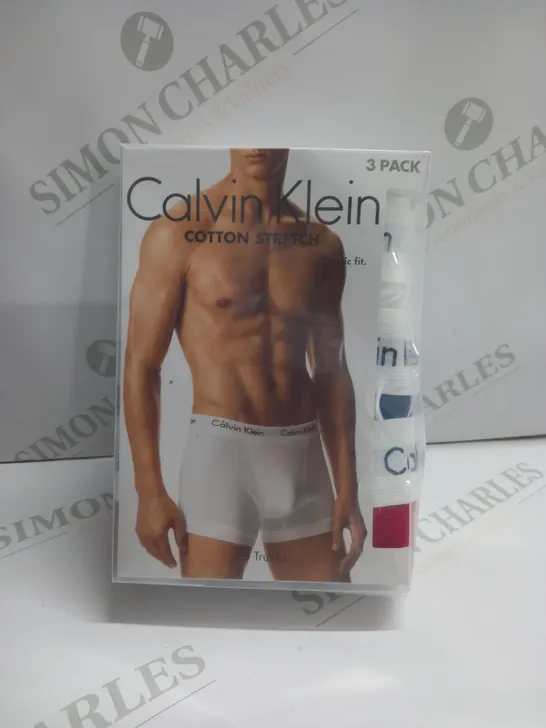 BOX CALVIN KLEIN COTTON STRECH BOXERS 3 PACK - M