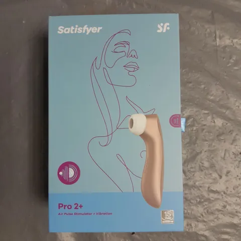 BOXED SATISFYER PRO 2+ AIR PULSE STIMULATOR 