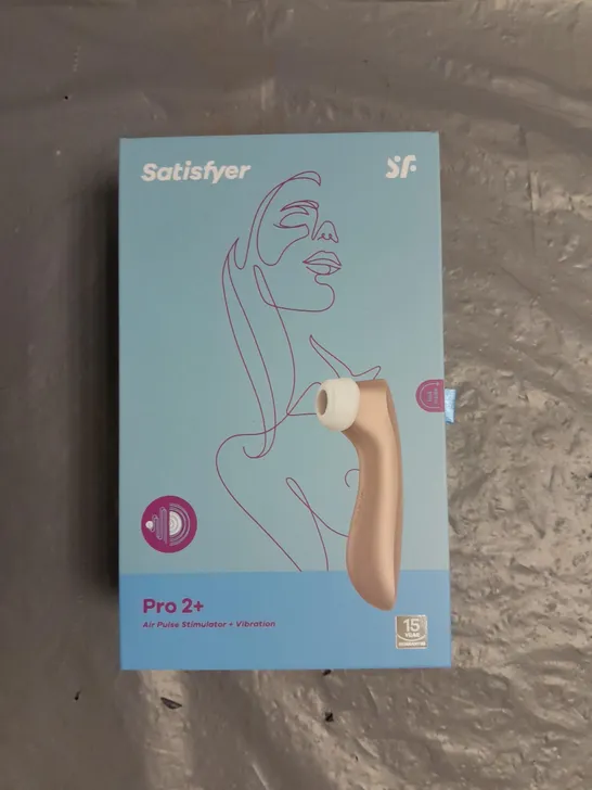 BOXED SATISFYER PRO 2+ AIR PULSE STIMULATOR 