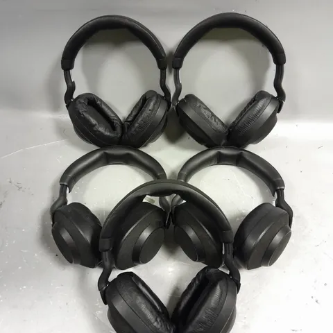 5 X JABRA WIRELESS BLUETOOTH HEADPHONES IN BLACK