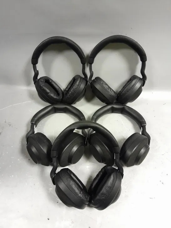 5 X JABRA WIRELESS BLUETOOTH HEADPHONES IN BLACK