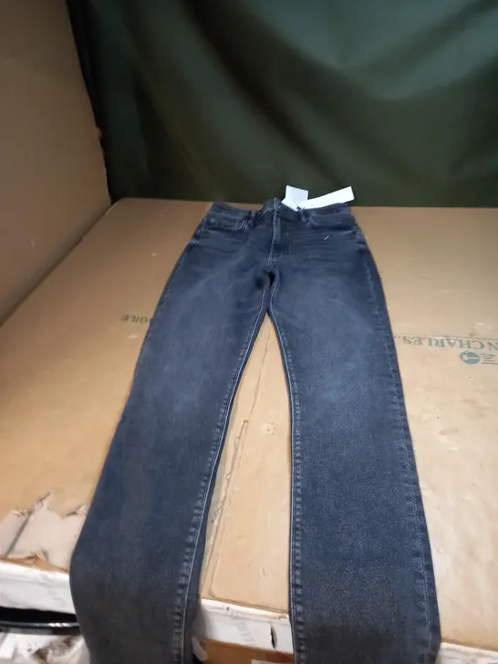 ZARA GREY DENIM JEANS SIZE 12