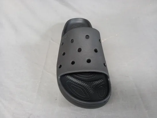 PAIR OF CROCS SLIDERS IN BLACK UK SIZE M11/W12