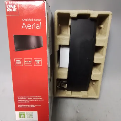 ONE-FOR-ALL AMPLIFIED INDOOR AERIAL