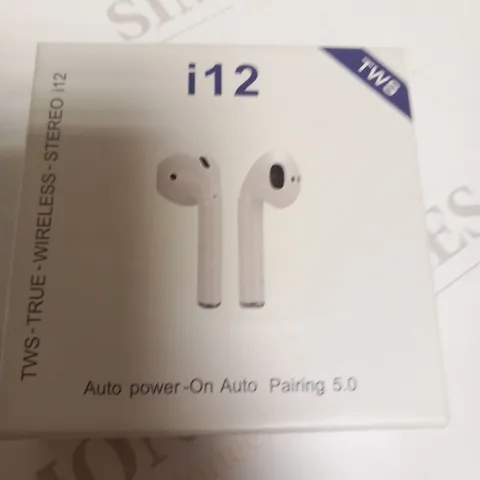 BOXED TWS I12 TRUE WIRELESS STEREO EAR BUDS