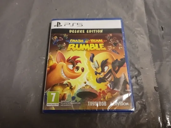 SEALED CRASH TEAM RUMBLE DELUXE EDITION PS5 GAME