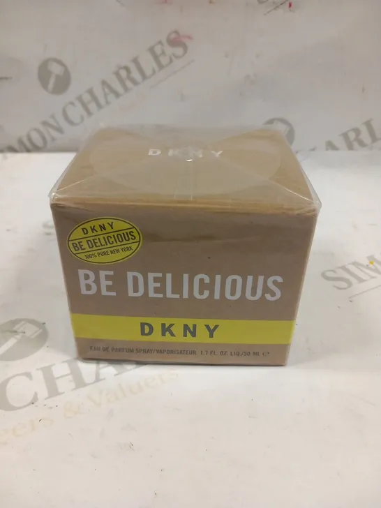 BOXED AND SEALED BE DELICIOUS DKNY EAU DE PARFUM 50ML