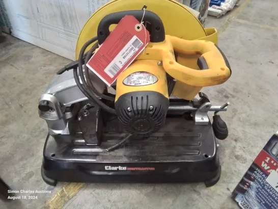 CLARKE YELLOW CHOP SAW (UNTESTED)