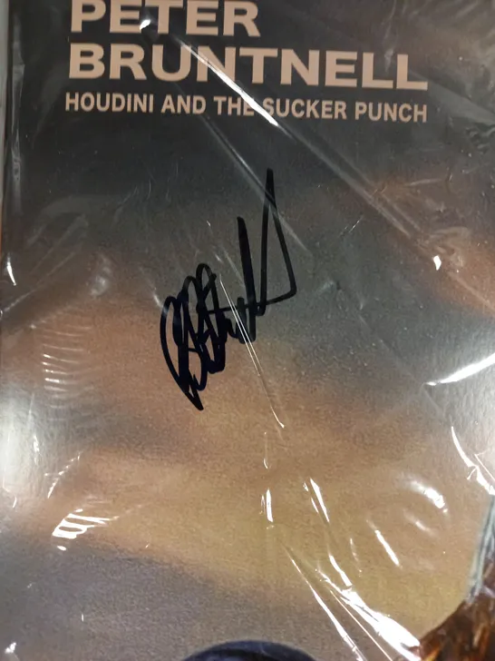 PETER BRUNTNELL HOUDINI AND THE SUCKER PUNCH SIGNED VINYL	