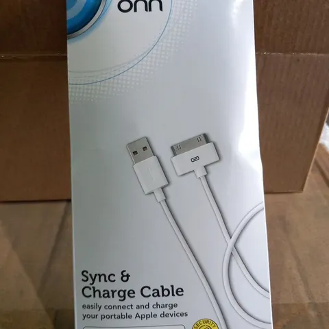 APPROXIMATELY 44 BOXES OF ONN SYNC AND CHARGE CABLES(6 PER BOX)