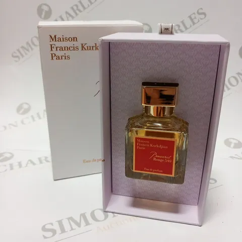 BOXED AND SEALED MAISON FRANCIS KURKDJIAN PARIS BACCARAT ROUGE 540 EAU DE PARFUM 70 ML