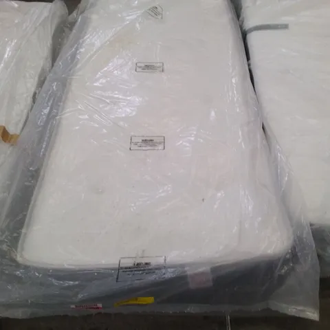 QUALITY BAGGED NATURAL OPEN COIL SPRING SMALL SINGLE 2'6" MATTRESS 