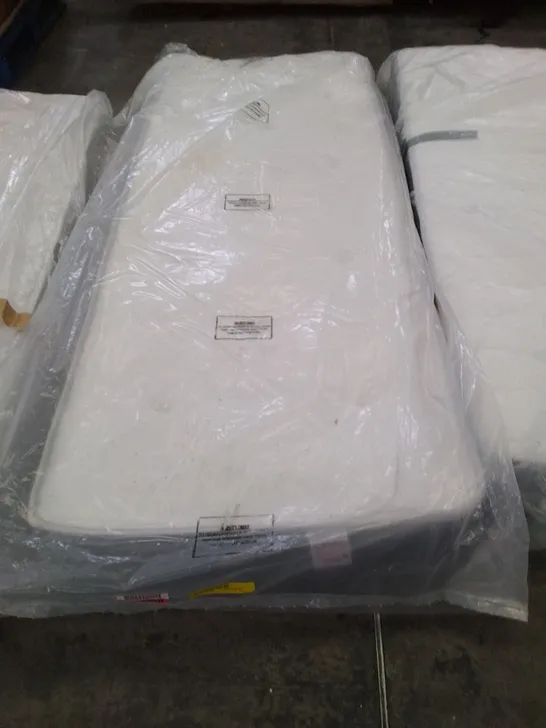 QUALITY BAGGED NATURAL OPEN COIL SPRING SMALL SINGLE 2'6" MATTRESS 